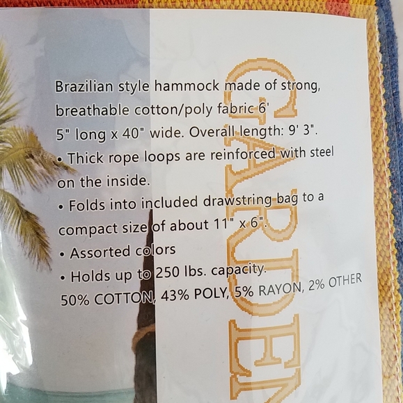 Brazilian Style Hammock - Picture 4 of 5